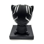 Black Pather Super Hero Action Figure Limited Edition Bobblehead with Mobile Holder for Car Dashboard, Office Desk & Study Table - Image 5