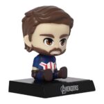 Black Pather Super Hero Action Figure Limited Edition Bobblehead with Mobile Holder for Car Dashboard, Office Desk & Study Table - Image 2