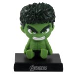 HULK Super Hero Action Figure Limited Edition Bobblehead with Mobile Holder for Car Dashboard, Office Desk & Study Table