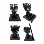 Black Pather Super Hero Action Figure Limited Edition Bobblehead with Mobile Holder for Car Dashboard, Office Desk & Study Table - Image 3