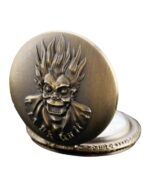 Unyks Star Analog - Vintage Motorbike Pocket Watch Keychain - Gift For Christmas Day, New Year, Birthday, Rakshabandhan For Brother, Bro, Bhai, Boyfriend, Friend - Keyring, white, gold (Joker) - Image 2