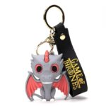 Unyks Star Cartoon Keychains for Girls & Boys – Cute Silicone Keyring Accessories for Kids, Fun Charms for Backpack, Purse, Car – Kawaii Key Holder Gift for Birthday (Dragon)