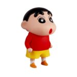 Unyks Star Cartoon Action Figure – 17cm Collectible Toy with Exaggerated Expression | Red Shirt & Yellow Shorts | Fun Desk Decor & Gift (Shinchan B) - Image 5