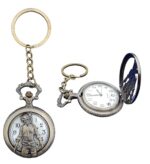 Unyks Star Analog - Vintage Motorbike Pocket Watch Keychain - Gift For Christmas Day, New Year, Birthday, Rakshabandhan For Brother, Bro, Bhai, Boyfriend, Friend - Keyring, white, gold (Pubg)
