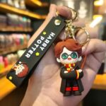 Unyks Star Cartoon Keychains for Girls & Boys – Cute Silicone Keyring Accessories for Kids, Fun Charms for Backpack, Purse, Car – Kawaii Key Holder Gift for Birthday (Harry D)