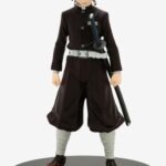Unyks Star Tanjiro Demon Slayer Action Figure Black Anime Collectible 16cm PVC Model with Stand | Anime Action Figure for Home Decor, Office Desk & Gifting (Tanjiro Black)