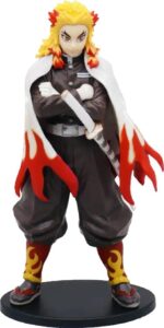 Unyks Star Rengoku Action Figure with Keychain Demon Slayer Anime Collectible PVC Model | Action Figure Toy for Home Decor, Office Desk & Gifting (Rengoku + Keychain) - Image 5