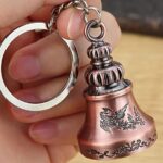 Unyks Star Guardian Bell KeyChain Tibetan Key Chain Good Luck Key Chain (A)