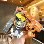 Unyks Star Tom and Jerry Keychain | Couple Keychain for Girls | Anime cartoon Merch Keychain | Cute Bag Charms | Birthday Gift for girls | Car Bike | Kids return gifts (Tom and Jerry)
