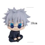 Unyks Star Jujutsu Kaisen Gojo Action Figure – 10cm PVC Collectible Toy | Anime Figurine with Glare & Wide Smile | Gojo Satoru Model for Fans, Display & Gifting (Gojo - Large) - Image 4