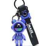 Unyks Star Keychains For Girls Boys, Cute Pendant Keychains Accessories, Cute Kawaii Key ring Purse Backpack, Key Chain Accessories Wristlet Key chain Car Charms (Purple, Space Men)
