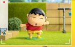 Unyks Star Dancing Shinchan Action Figure 8 cm | Crayon Shin-chan Collectible Toy | Cute Anime Figurine for Kids & Fans | Dancing Pose Miniature Desk & Car Dashboard Décor (Shinchan E) - Image 3