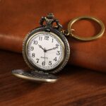 Unyks Star Analog - Vintage Motorbike Pocket Watch Keychain - Gift For Christmas Day, New Year, Birthday, Rakshabandhan For Brother, Bro, Bhai, Boyfriend, Friend - Keyring, white, gold (Mom) - Image 7