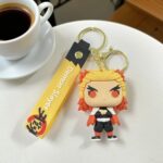 Unyks Star Rengoku Action Figure with Keychain Demon Slayer Anime Collectible PVC Model | Action Figure Toy for Home Decor, Office Desk & Gifting (Rengoku + Keychain) - Image 3