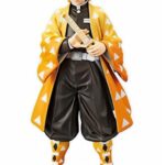 Unyks Star Zenitsu Agatsuma Action Figure 15 CM Demon Slayer Anime Toy | Anime Action Figure PVC Collectible for Kids - ZENITSU AGATSUMA – 15 CM