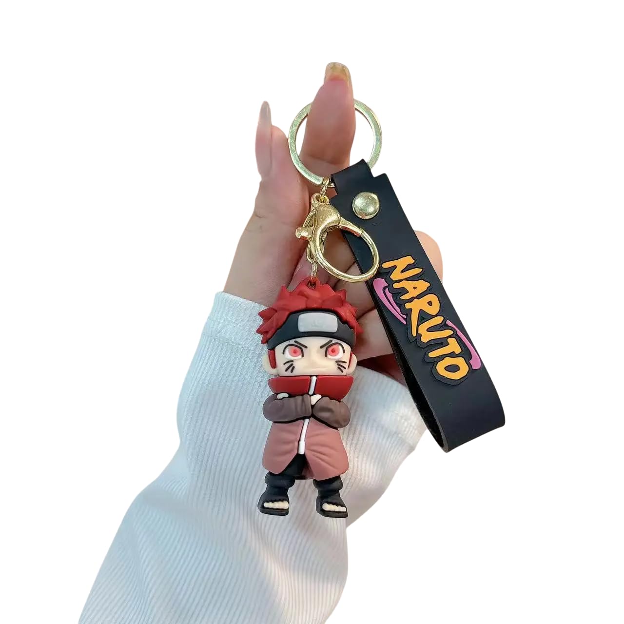 61AwitSCsTL.jpg Unyks Star Keychains For Girls Boys, Cute Pendant Keychains Accessories, Cute Kawaii Key ring Purse Backpack, Key Chain Accessories Wristlet Key chain Car Charms (Anime3, Naaruto) - Image 1