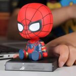 Unyks Star Super Hero Action Figure Limited Edition Bobblehead with Mobile Holder for Car Dashboard, Office Desk & Study Table (New Spiderr nen)