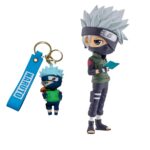 Unyks Star Kakashi Hatake Action Figure with Keychain Naruto Anime Collectible PVC Model | Action Figure Toy for Home Decor, Office Desk & Gifting (Kakashi Hatake + Keychain)