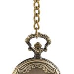 Unyks Star Analog - Vintage Motorbike Pocket Watch Keychain - Gift For Christmas Day, New Year, Birthday, Rakshabandhan For Brother, Bro, Bhai, Boyfriend, Friend - Keyring, white, gold (Mom)