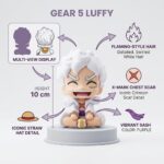 Unyks Star Monkey D. Luffy Action Figure 10 cm – One Piece Anime Figurine Toy, Detailed Manga Collectible Statue for Kids & Adults, Home Desk Decor, Gift Item for Anime Fans (Monkey D. Luffy) - Image 2