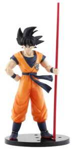 Unyks Star Goku Action Figure with Stick 23 cm | Dragon Ball Anime Action Figure Toy