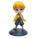 Unyks Star Demon Slayer Kimetsu No Yaiba 6" In Action Figure| Lightweight Attractive Durable Polyvinyl Chloridetoy Figures For Home Decors Office Desk And Study Table (Zenitsu AGATSUMA)