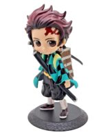 Unyks Star Demon Slayer Kimetsu No Yaiba Tanjiro 6" Action Figure | Durable Lightweight PVC Anime Toy | Attractive Collectible Figurine for Home Decor, Office Desk & Study Table (TANJIRO)