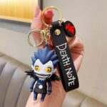 Unyks Star Cute 3D Silicon Cartoon Keychain - Cute Design Key Holder for Bags, Backpacks, and Keys (UN-Death Not-Ruk)