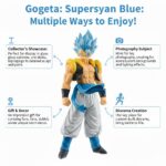Unyks Star Gogeta Blue Action Figure Anime Collectible 17cm PVC Model with Stand | Dragon Ball Action Figure for Home Decor, Office Desk & Gifting | Multicolor (Gogeta 16Cm) - Image 4