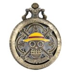 Unyks Star Pocket Watch Metal Keychain Retro Vintage for Gifting With Key Ring Anti-Rust (One Piece)