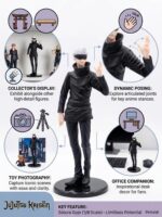 Unyks Star Gojo Action Figure 21.5 CM Anime Figurine | Jujutsu Kaisen Gojo Satoru Statue | Premium PVC Collectible Figure | Desk Car Decor Toy | Anime Merchandise Gift for Fans Boys Girls (Gojo 21.5) - Image 2