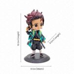 Unyks Star Demon Slayer Kimetsu No Yaiba Tanjiro 6" Action Figure | Durable Lightweight PVC Anime Toy | Attractive Collectible Figurine for Home Decor, Office Desk & Study Table (TANJIRO) - Image 4