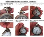 Unyks Star Analog - Vintage Motorbike Pocket Watch Keychain - Gift For Christmas Day, New Year, Birthday, Rakshabandhan For Brother, Bro, Bhai, Boyfriend, Friend - Keyring, white, gold (Dad) - Image 5