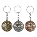 Unyks Star Universal Keychain for Men & Women – Heavy Duty Metal, Anime 3D, Quick Release | Car, Bike, Home, Office | Gift-Ready | Multiple Styles - Ladakh Bike - Multicolor 1Pcs